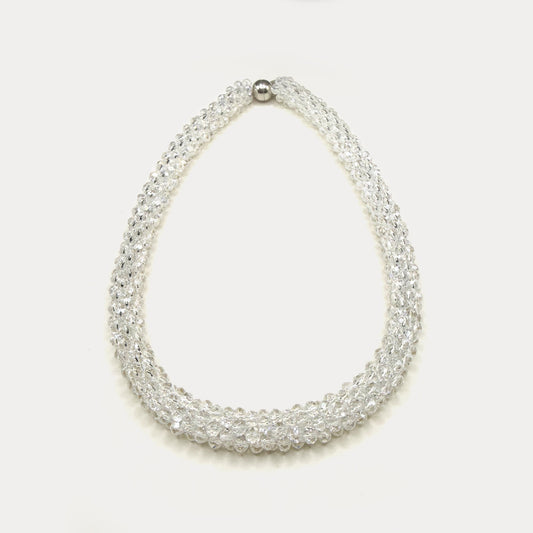 Magnet Crystal Necklace Clear