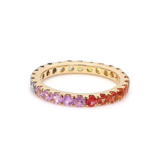 Mini Rainbow Sapphire Ring