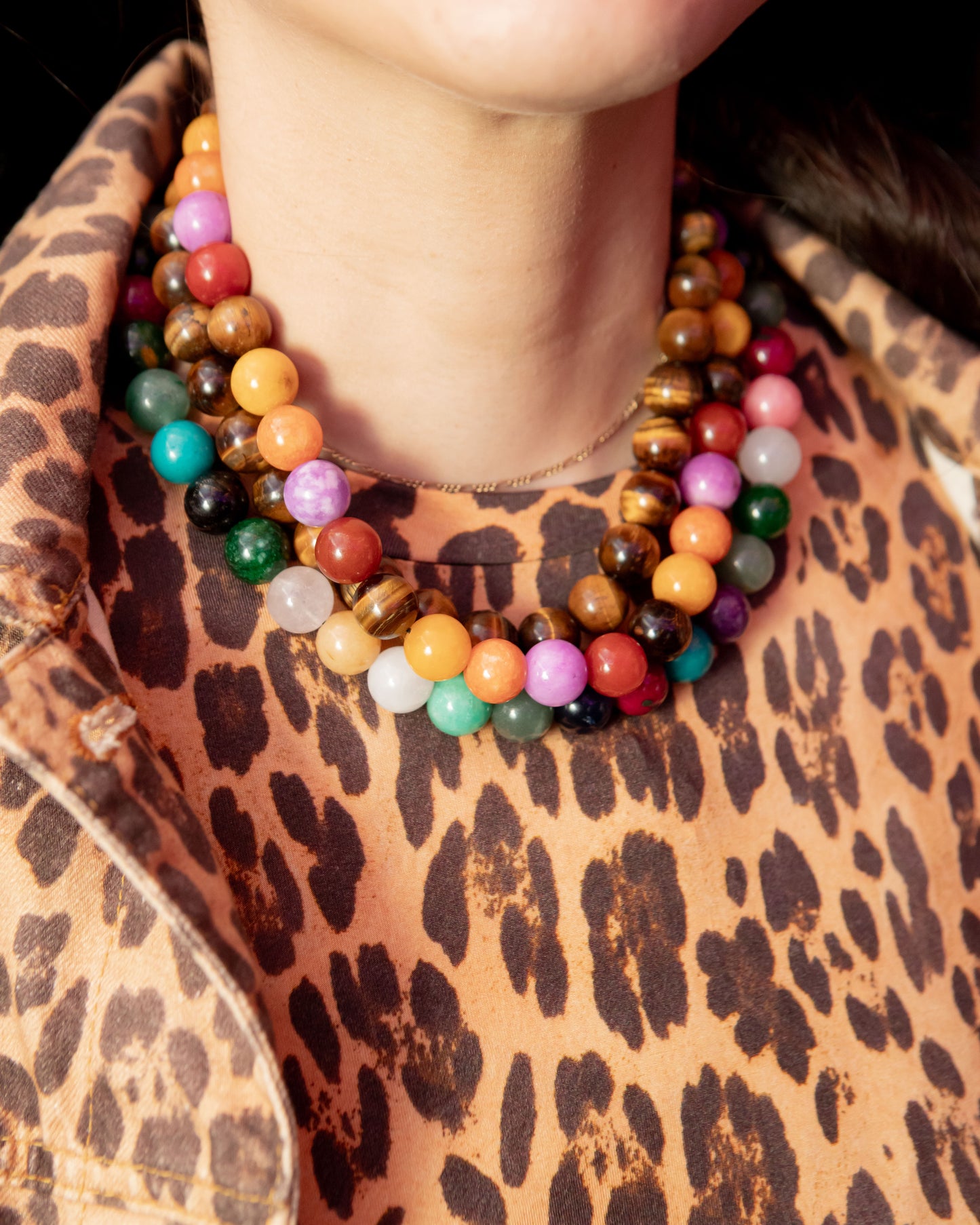 Sunset Natural Stone Necklace