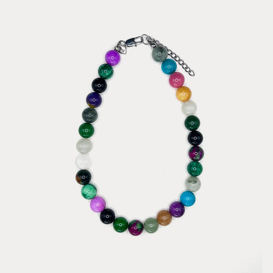 The V Natural Stone Necklace