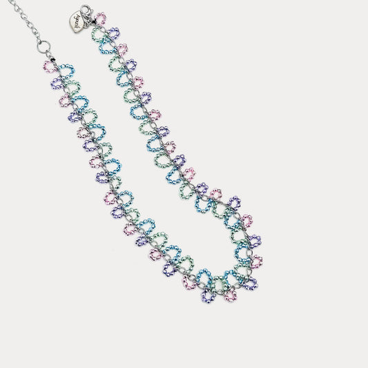 Easter Crystal Wave Necklace