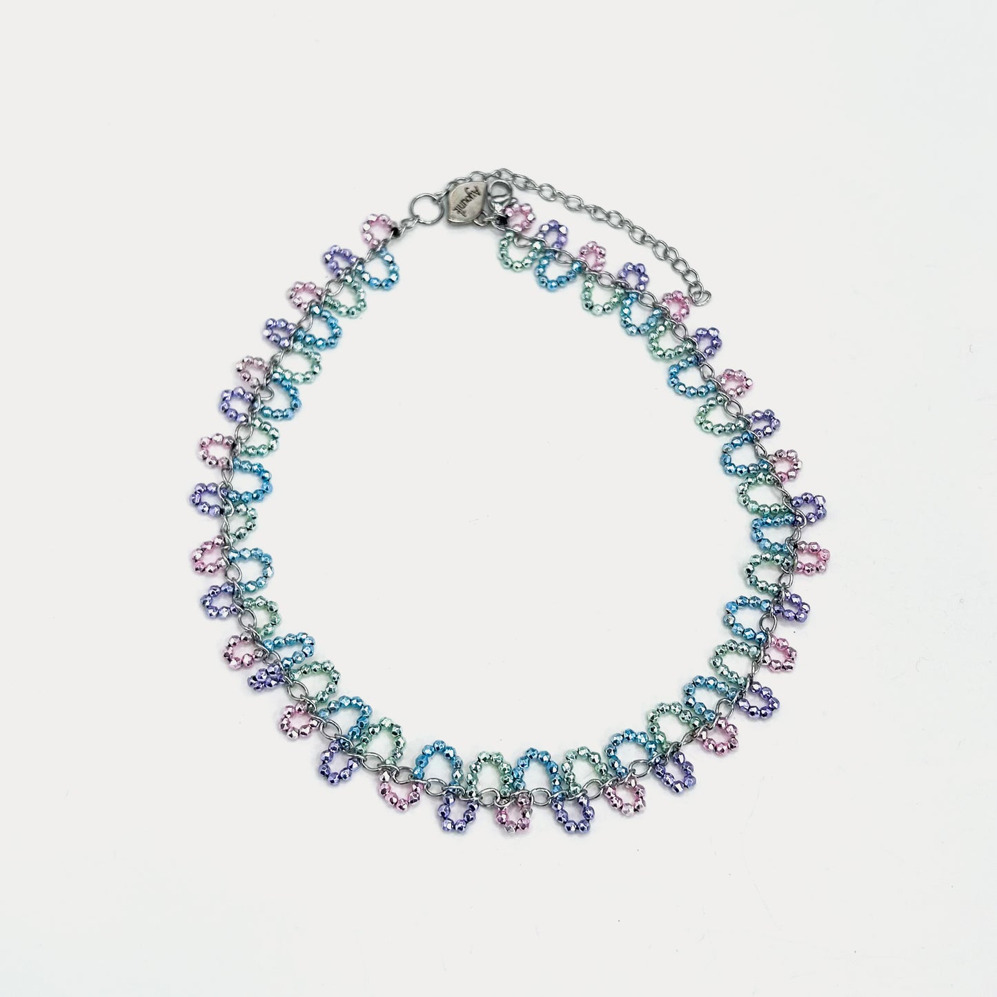 Easter Crystal Wave Necklace