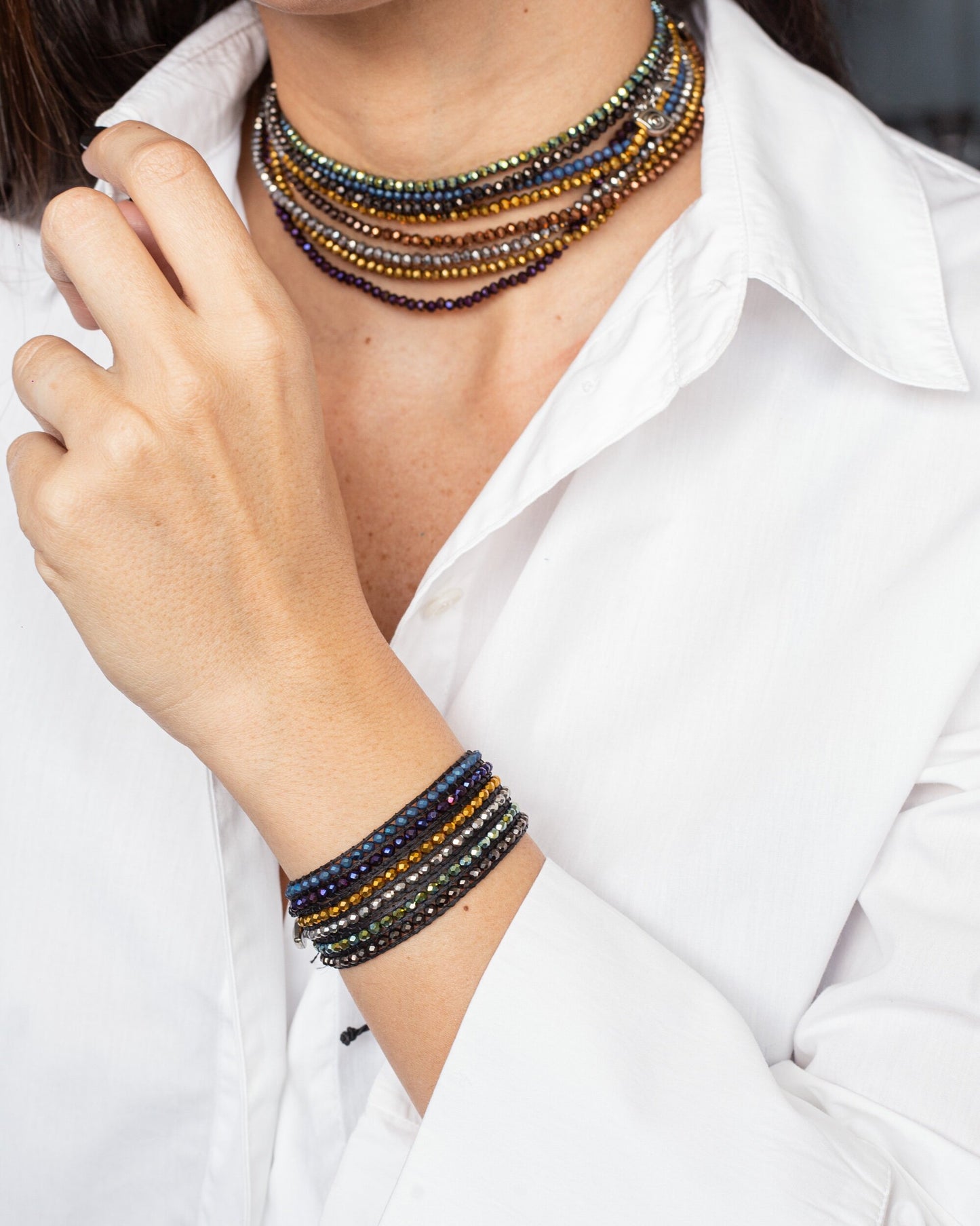 Crystal Necklace Mercury