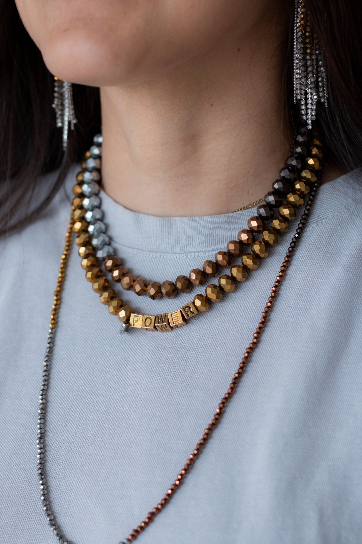 Crystal Necklace Mercury