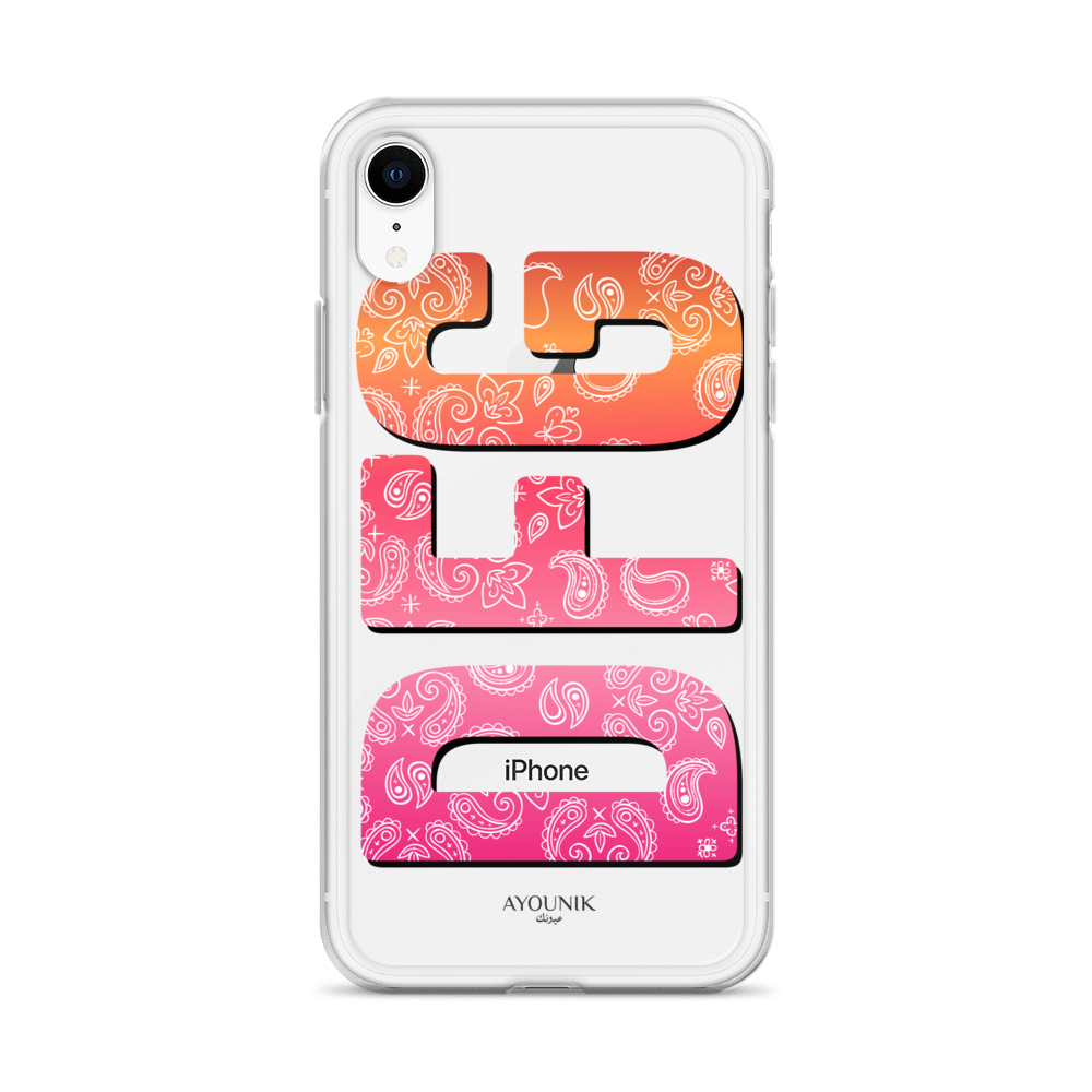 Initial Personalize Tie Dye Phone Case