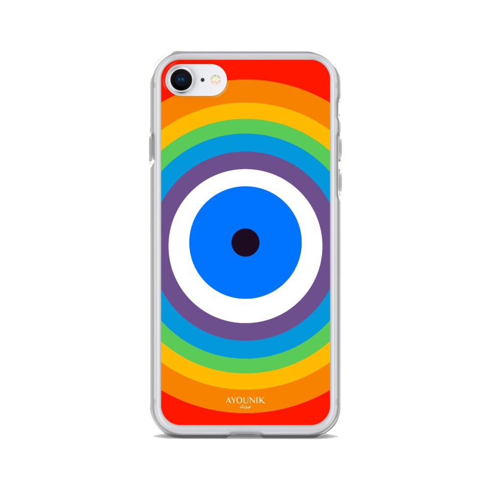 Rainbow Evil Eye Phone Case